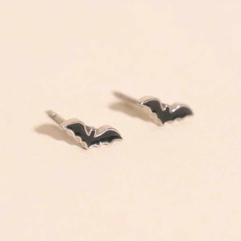 Bat Stud Earrings