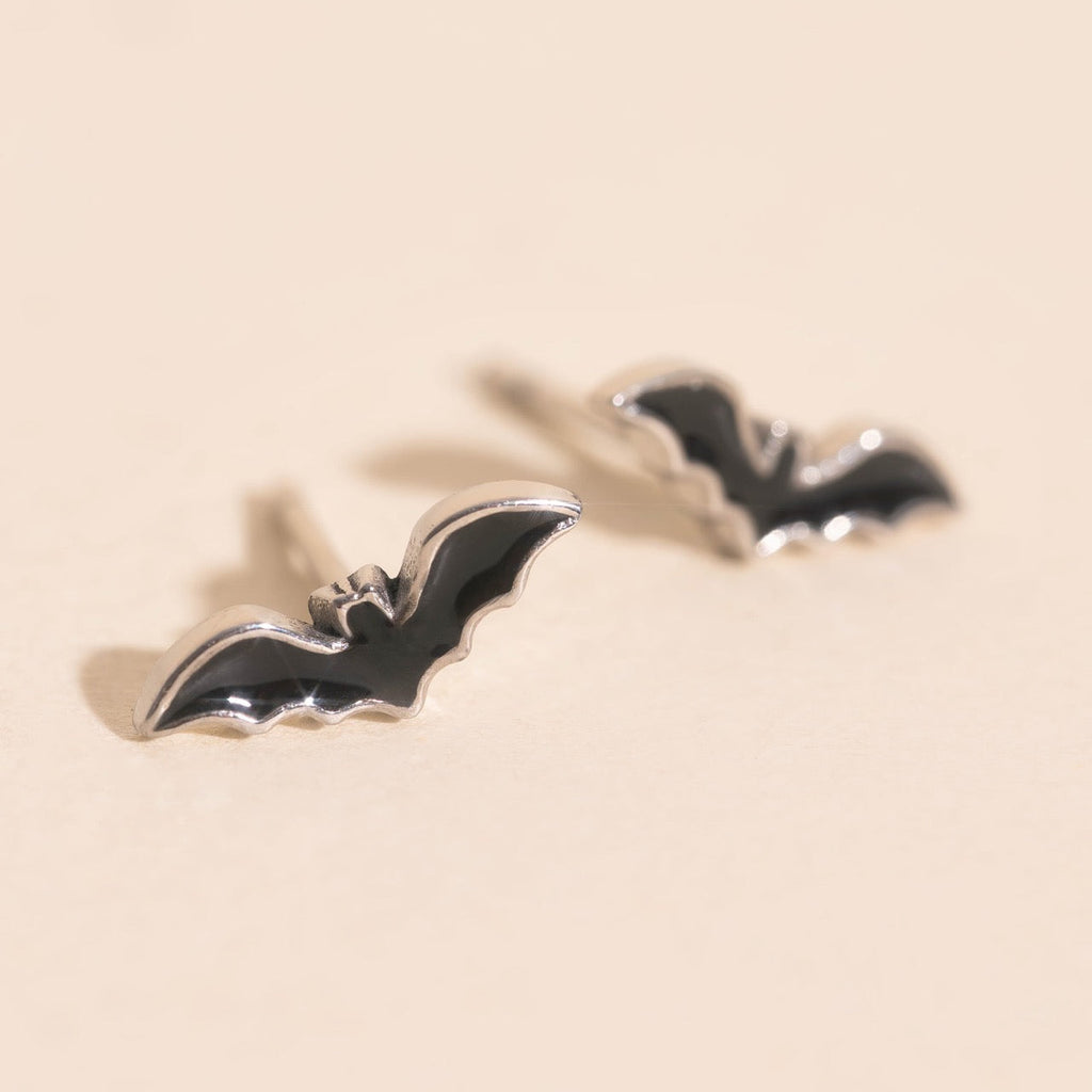Bat Stud Earrings