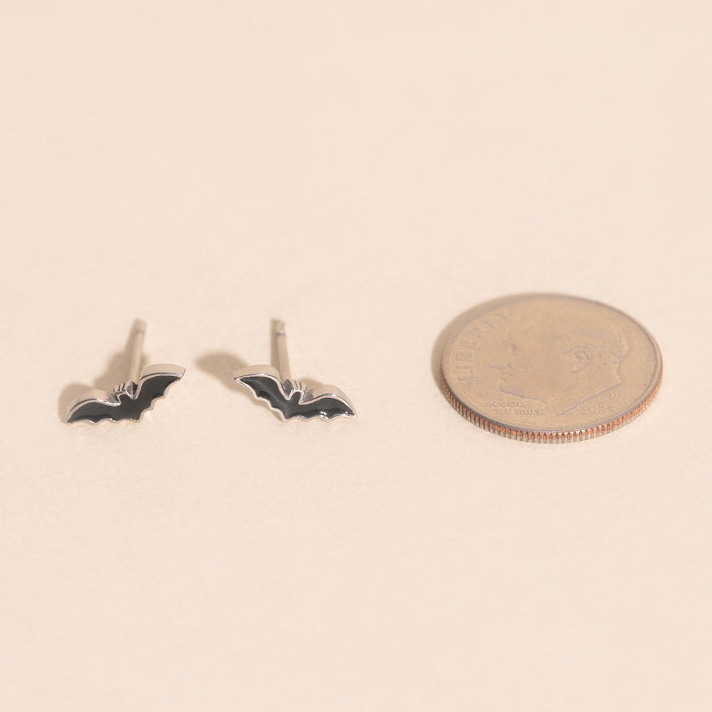 Bat Stud Earrings