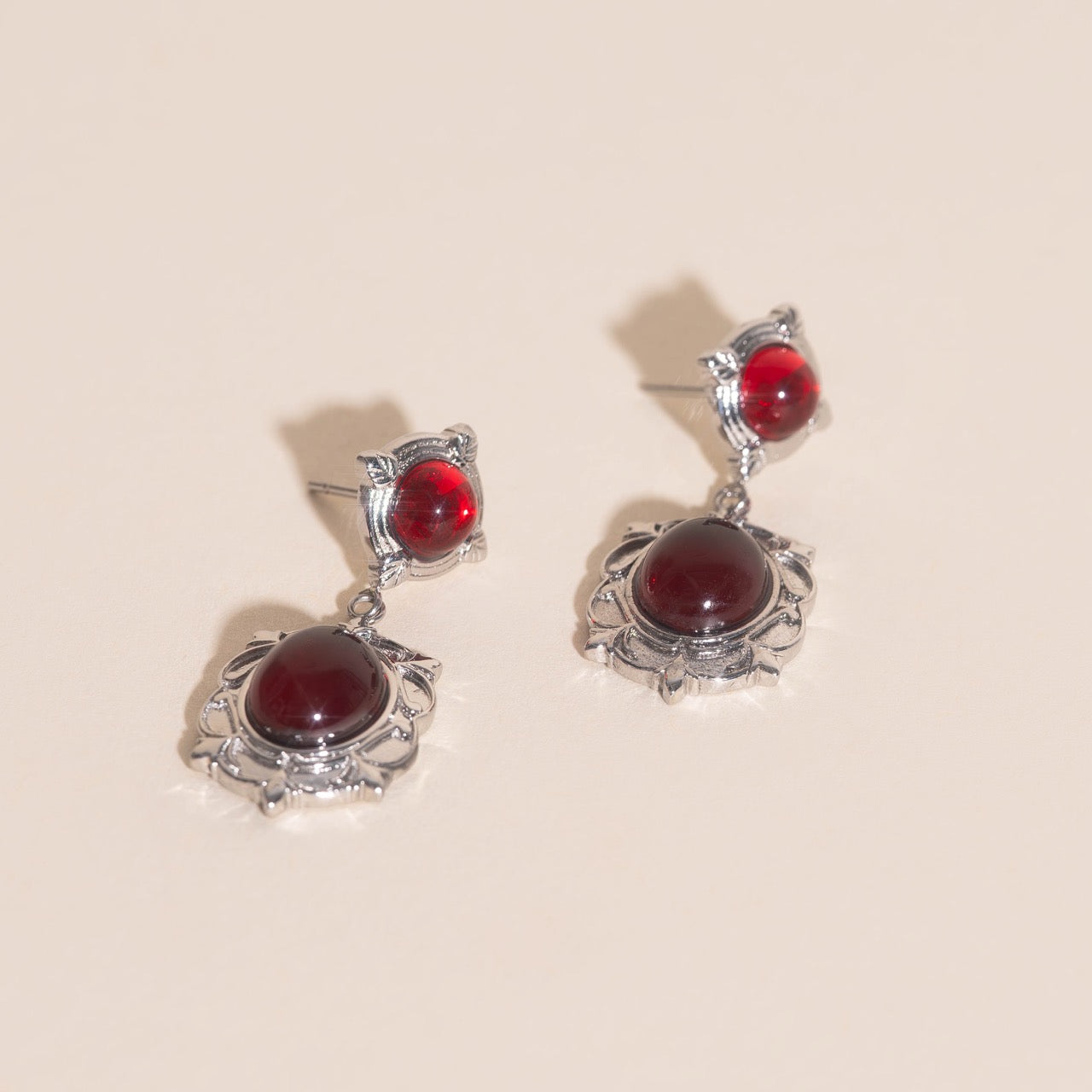 Regal Drop Stud Earrings