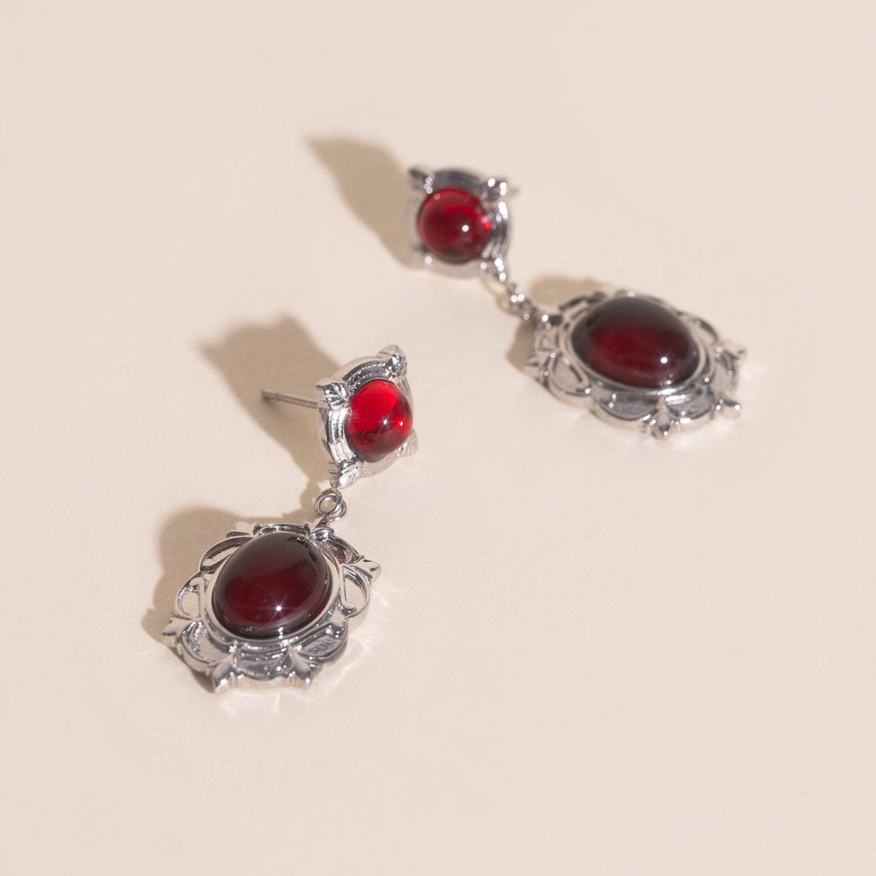 Regal Drop Stud Earrings