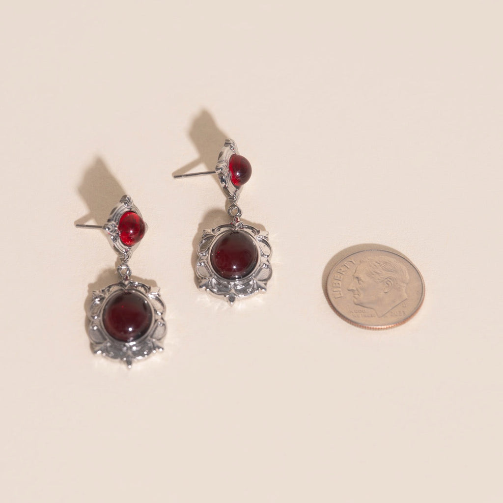Regal Drop Stud Earrings