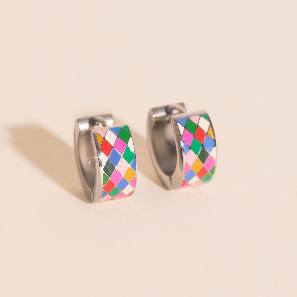 Merry & Bright Super Chunky Huggie Hoop Earrings