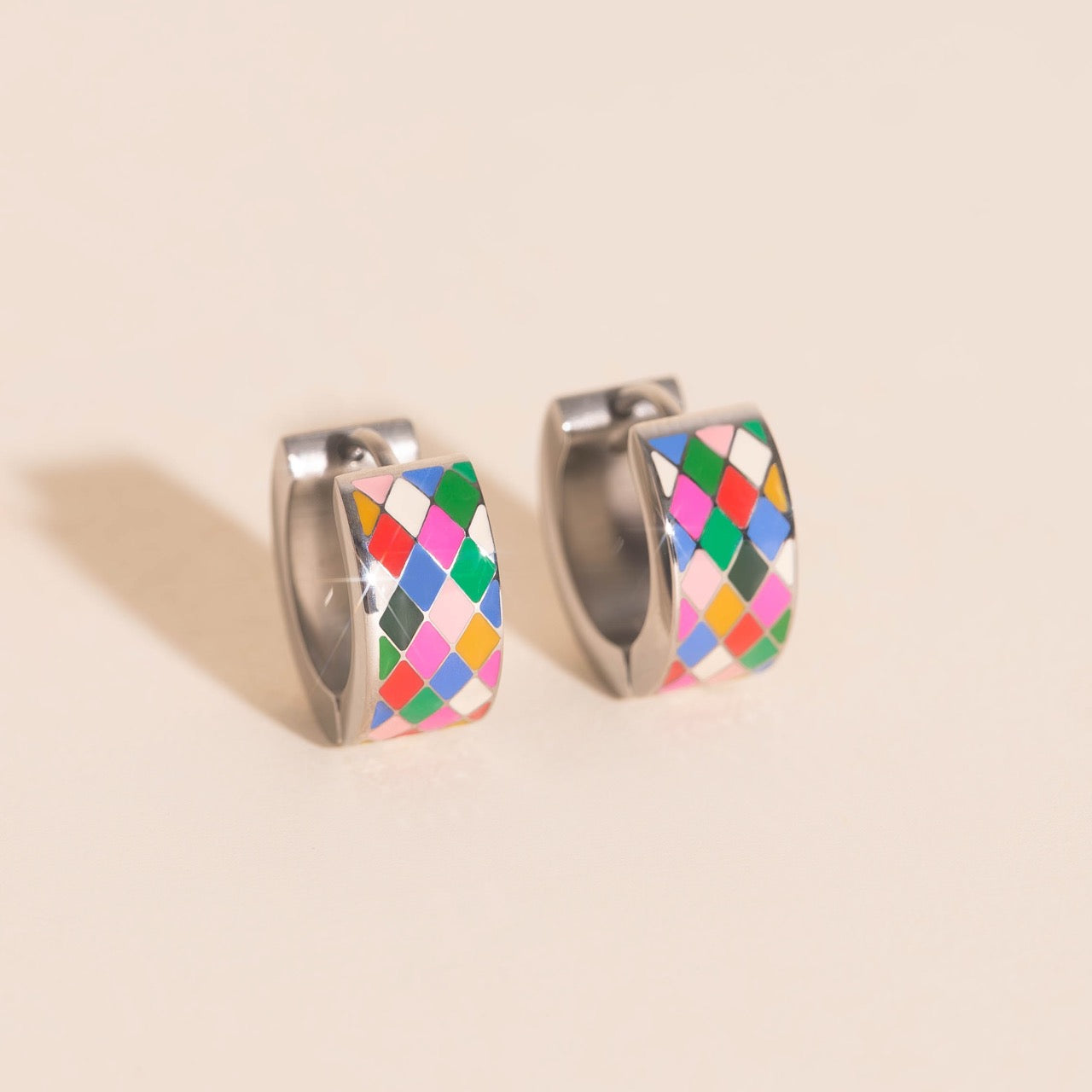 Merry & Bright Super Chunky Huggie Hoop Earrings