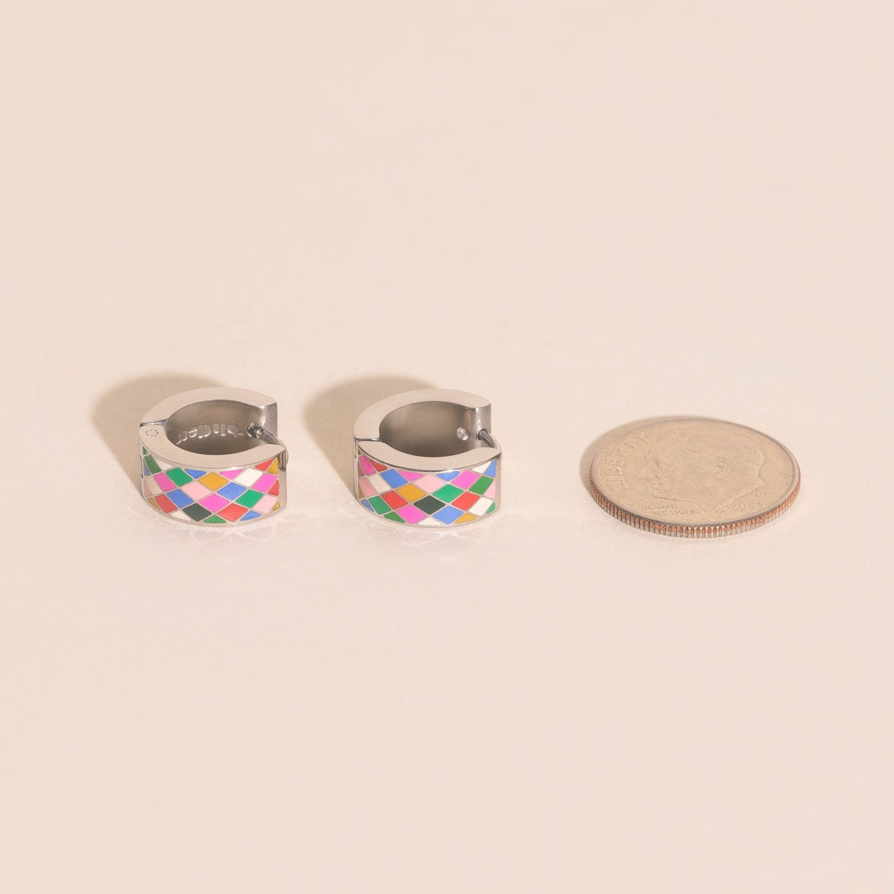 Merry & Bright Super Chunky Huggie Hoop Earrings