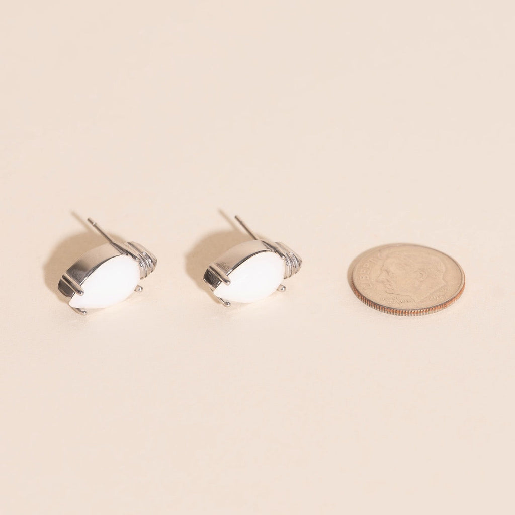 Crystal Bulb Stud Earrings