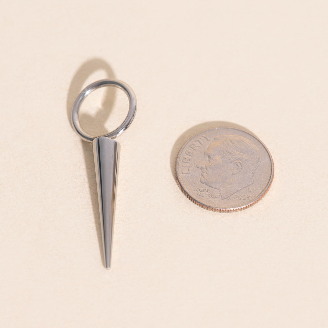 Oversized Spike Necklace Charm