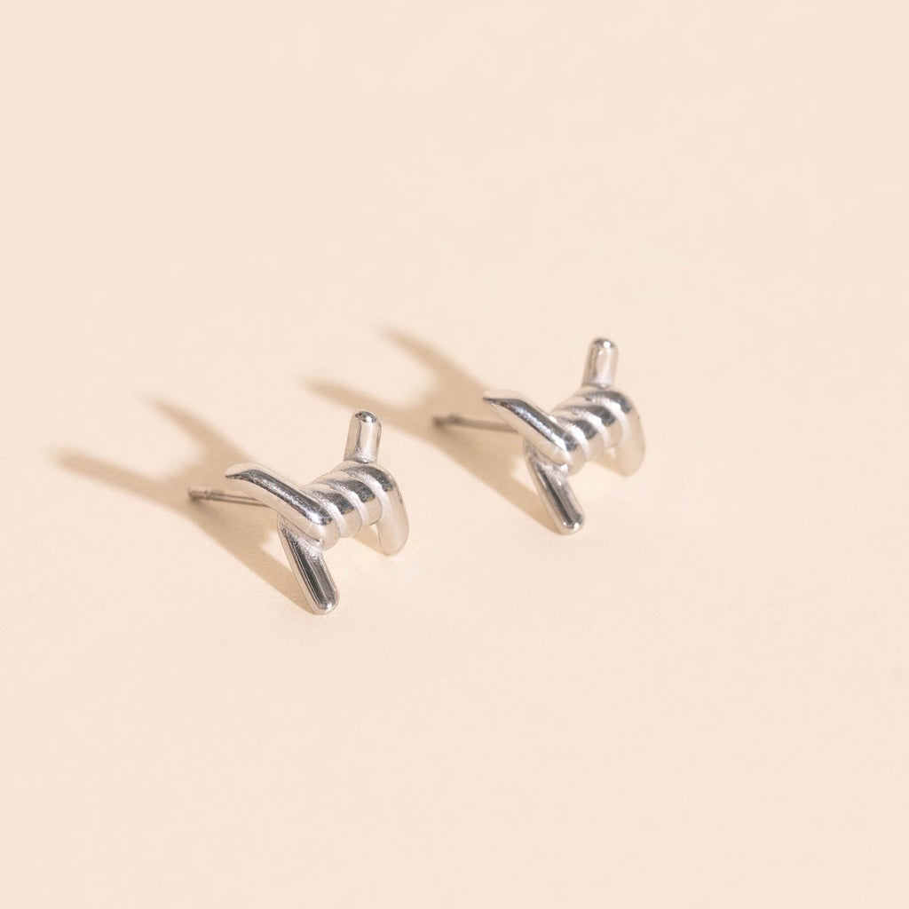 Barbed Wire Stud Earrings