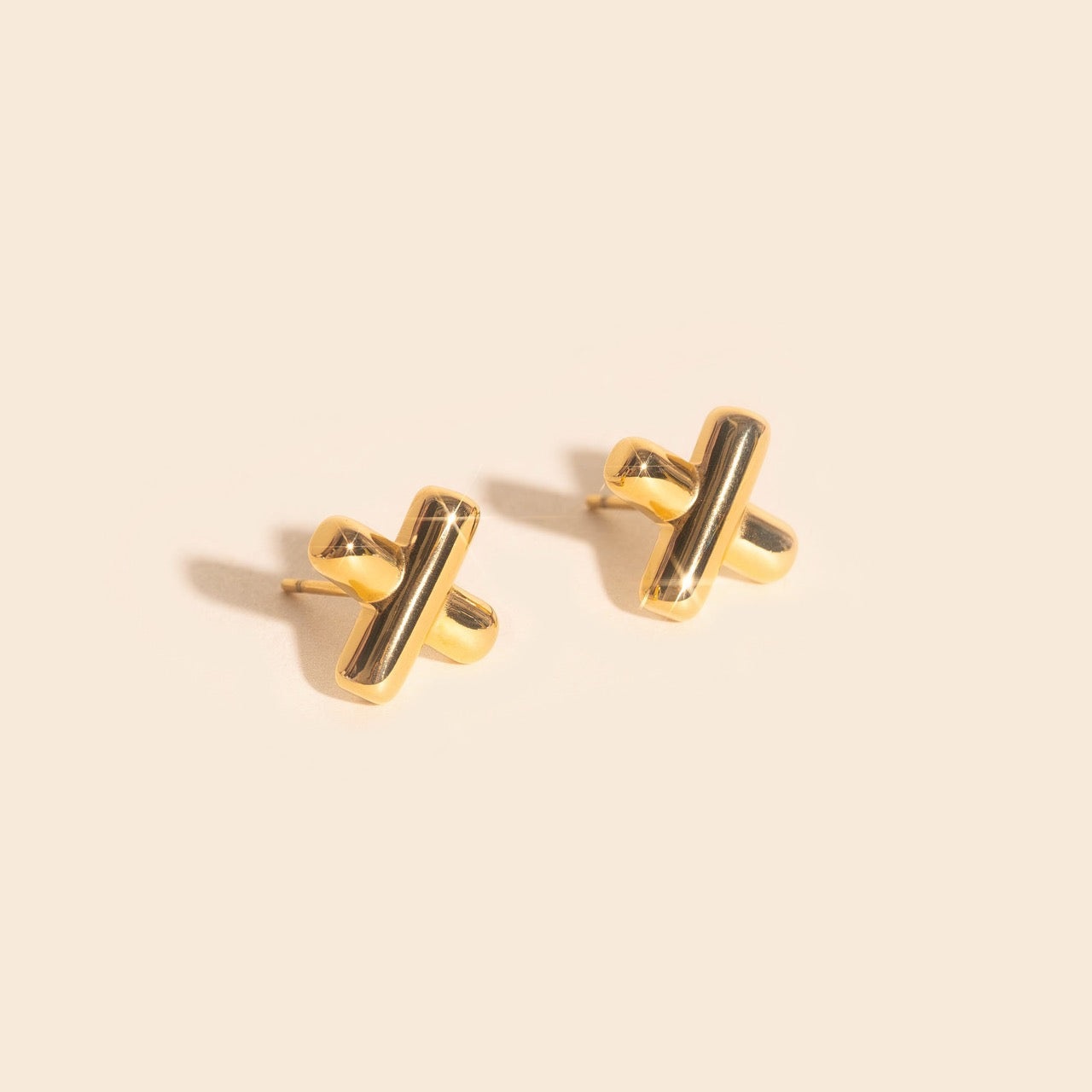 X Stud Earrings