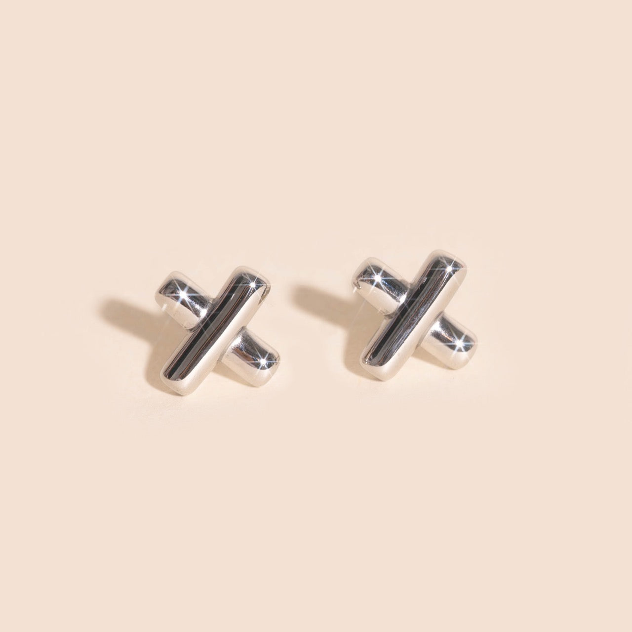 X Stud Earrings