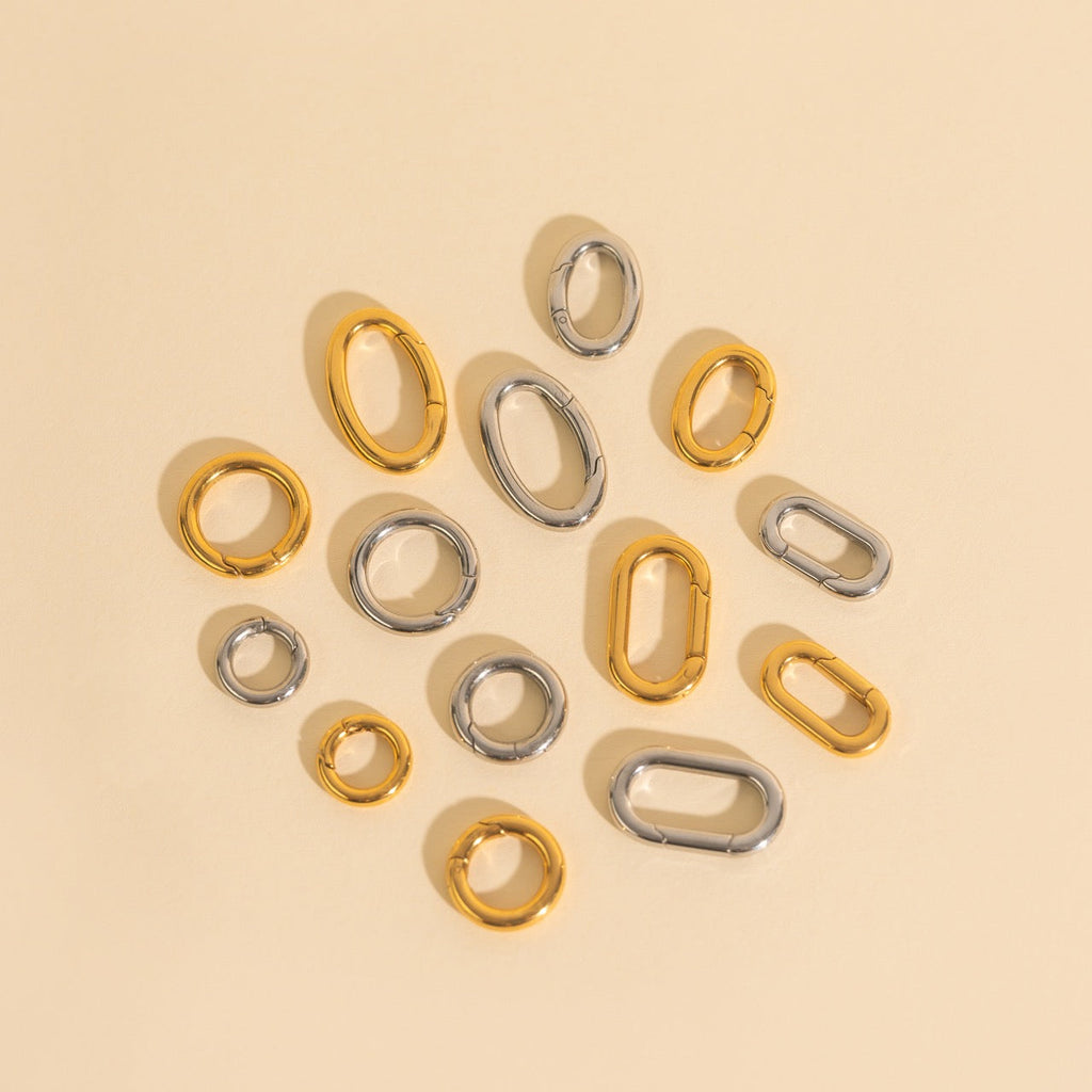 Rectangle Necklace Charm Clasp