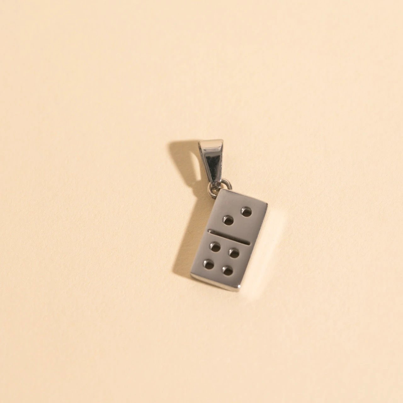 Domino Necklace Charm by Oh Clementine