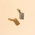 Domino Necklace Charm by Oh Clementine
