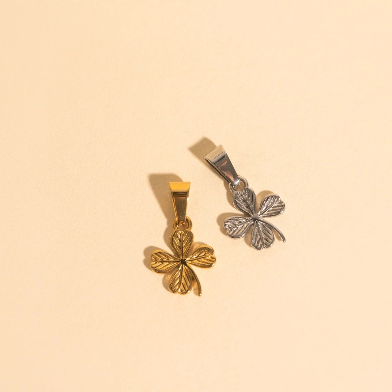 Clover Necklace Charm by Oh Clementine
