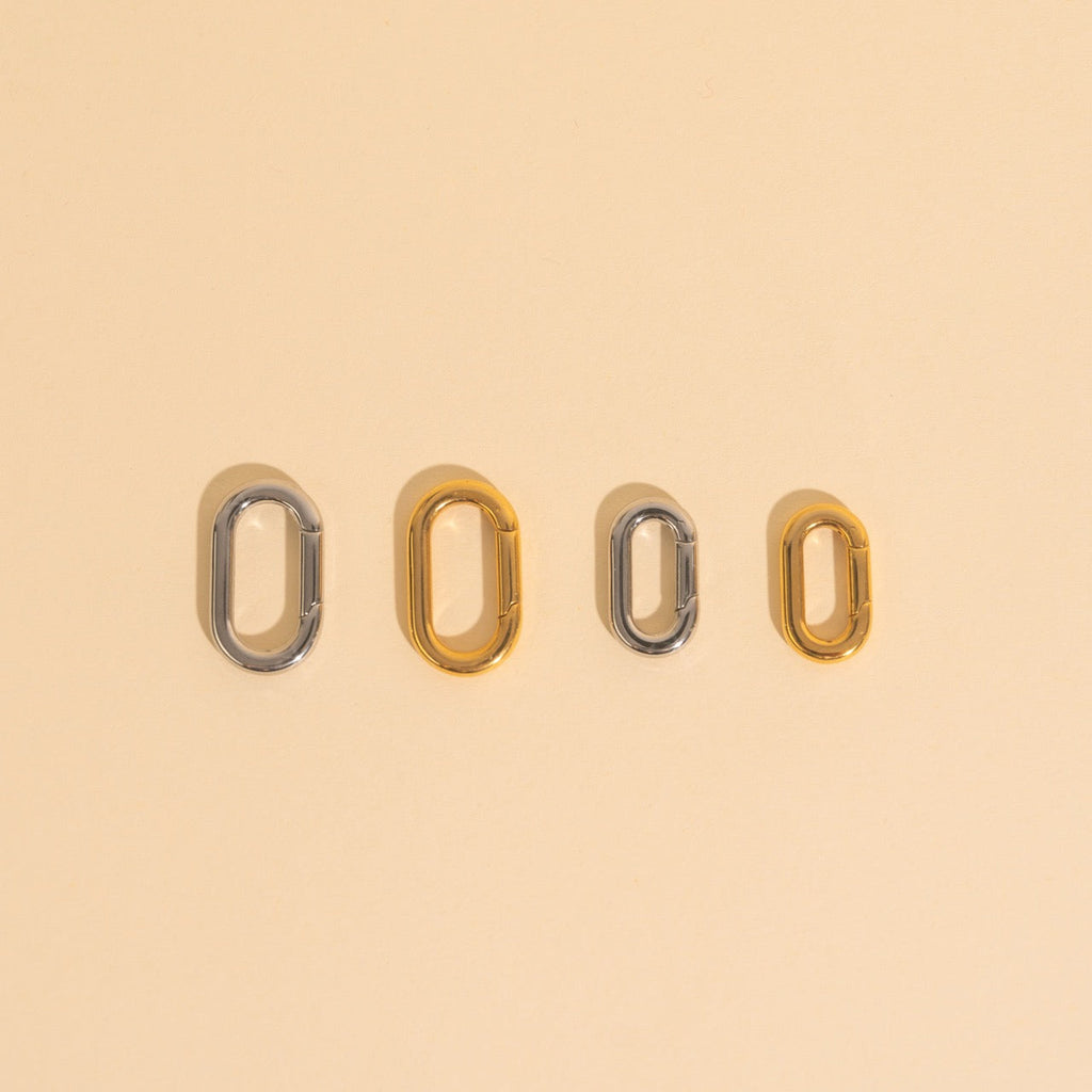 Rectangle Necklace Charm Clasp