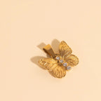 Butterfly Crystal Necklace Charm by Oh Clementine
