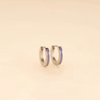 Color Huggie Hoop Earrings by Oh Clementine