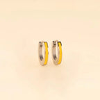 Color Huggie Hoop Earrings by Oh Clementine