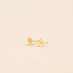 Mini Pearl Flower Stud Earrings by Oh Clementine