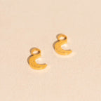 Moon Huggie Hoop Charms