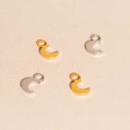 Moon Huggie Hoop Charms