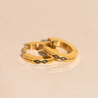 Southwest Huggie Hoop Earrings