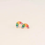 OG Rainbow Stud Earrings by Oh Clementine