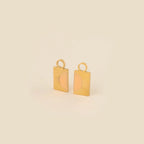 Split Sunburst Huggie Hoop Charms by Oh Clementine