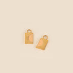 Split Sunburst Huggie Hoop Charms by Oh Clementine