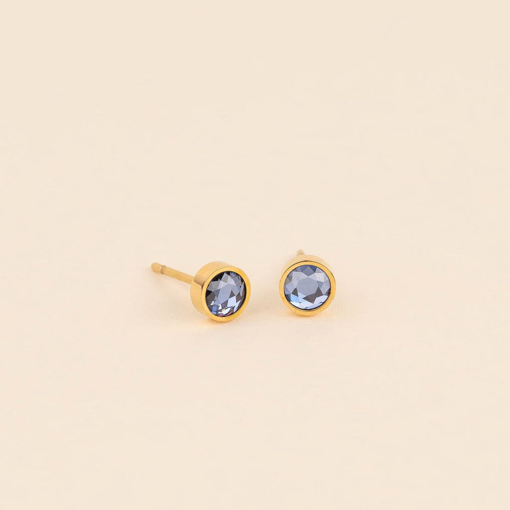 September Birthstone Stud Earrings