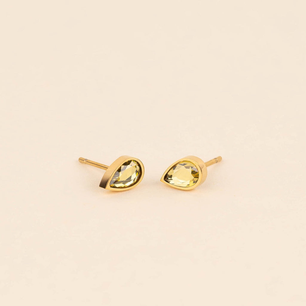 November Birthstone Stud Earrings