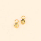 November Birthstone Huggie Hoop Charms by Oh Clementine
