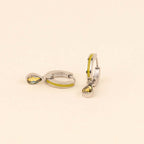 November Birthstone Huggie Hoop Charms by Oh Clementine