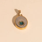 March Birthstone Necklace Charm by Oh Clementine