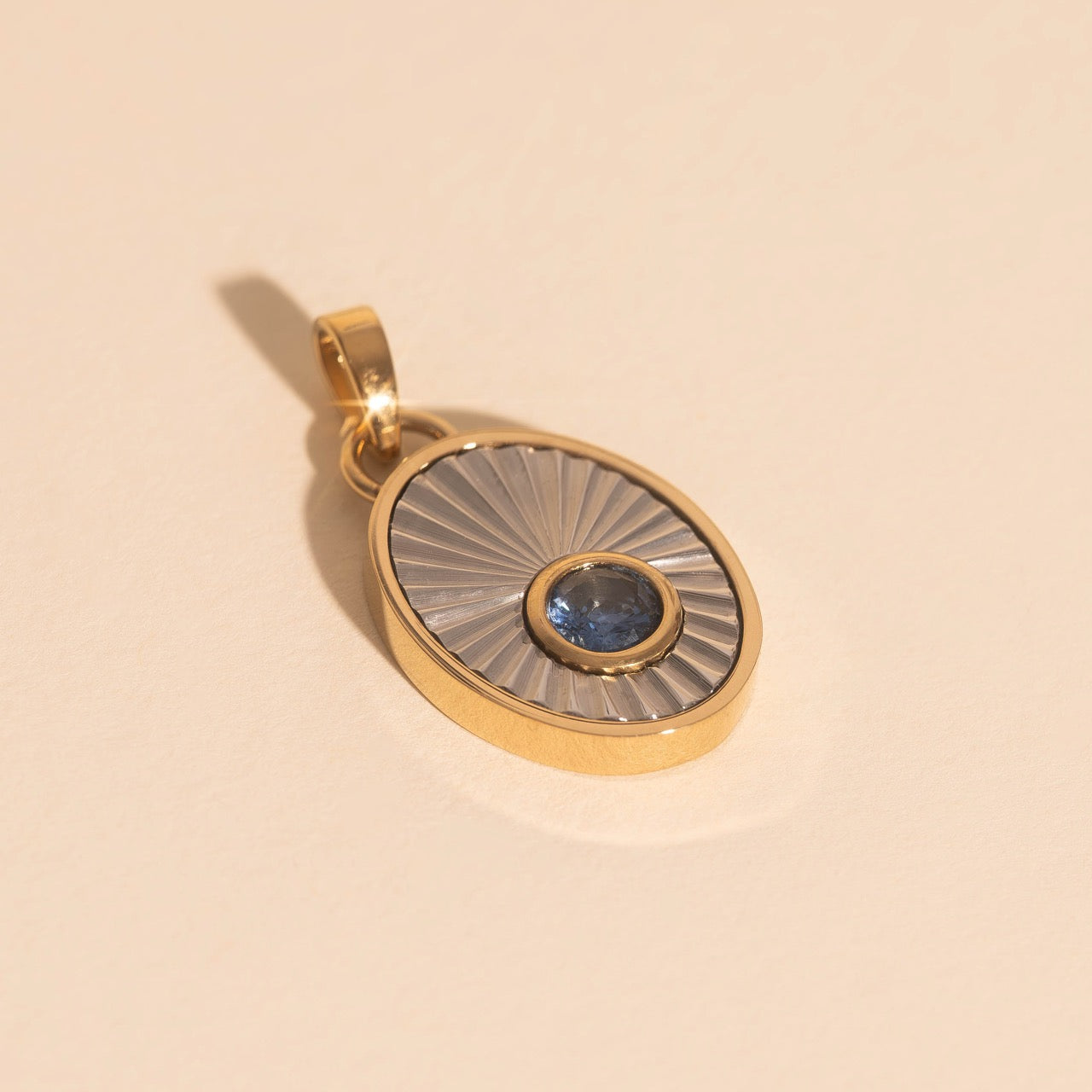 September Birthstone Necklace Charm