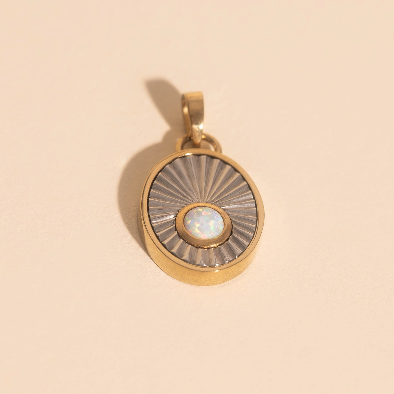 October Birthstone Necklace Charm