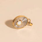 October Birthstone Necklace Charm by Oh Clementine