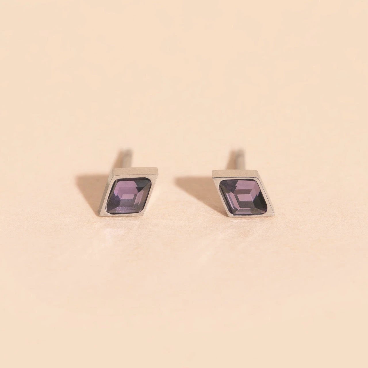 February Birthstone Stud Earrings by Oh Clementine
