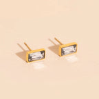 April Birthstone Stud Earrings by Oh Clementine