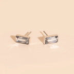 April Birthstone Stud Earrings by Oh Clementine