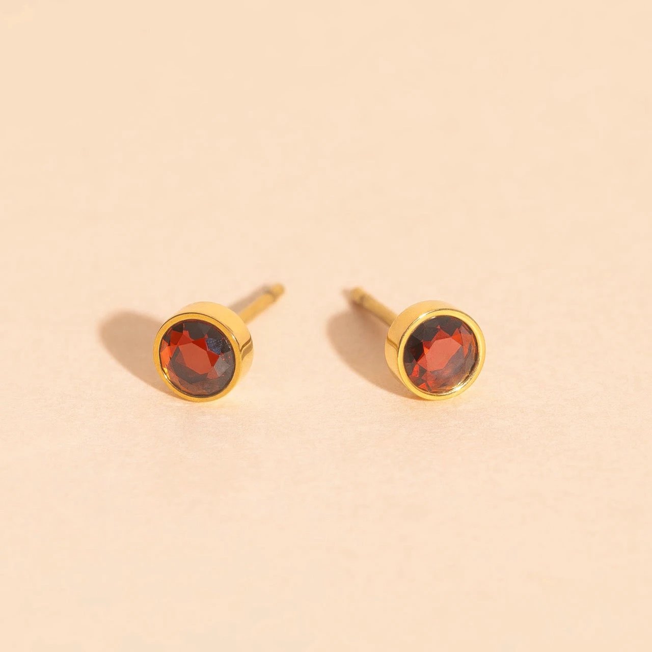 January Birthstone Stud Earrings by Oh Clementine