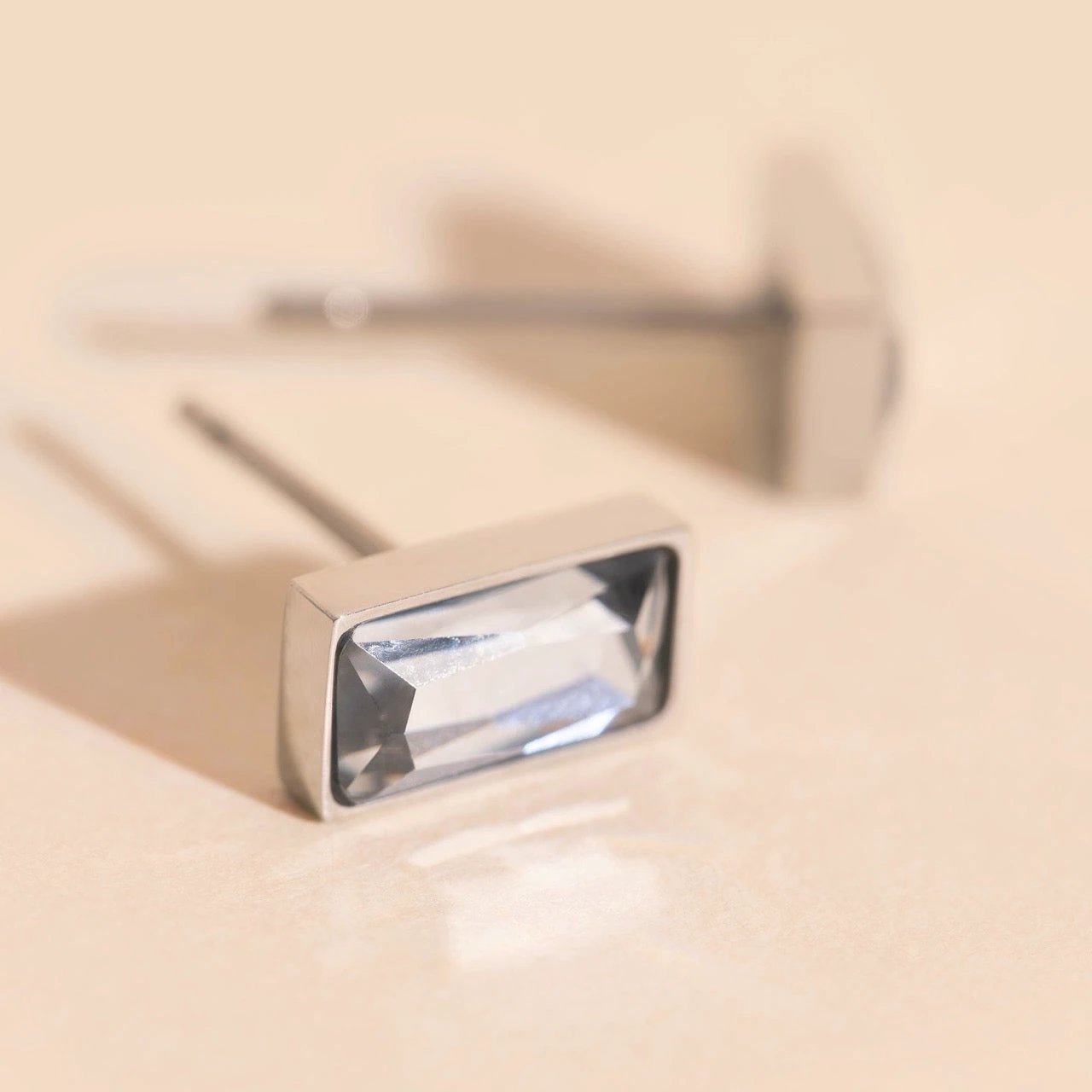April Birthstone Stud Earrings by Oh Clementine