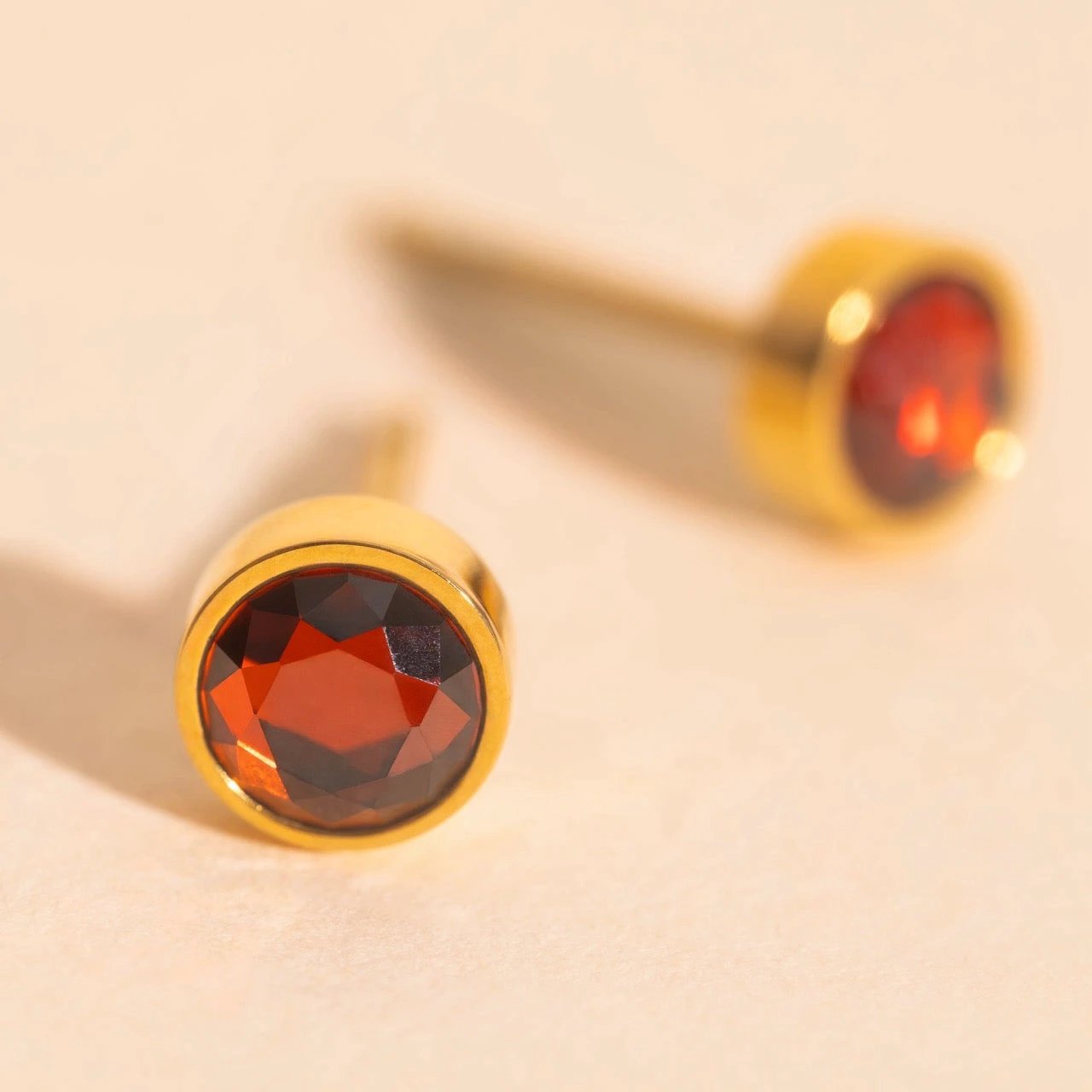 January Birthstone Stud Earrings by Oh Clementine