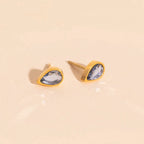 June Birthstone Stud Earrings by Oh Clementine