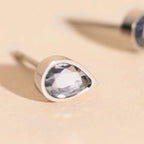 June Birthstone Stud Earrings by Oh Clementine