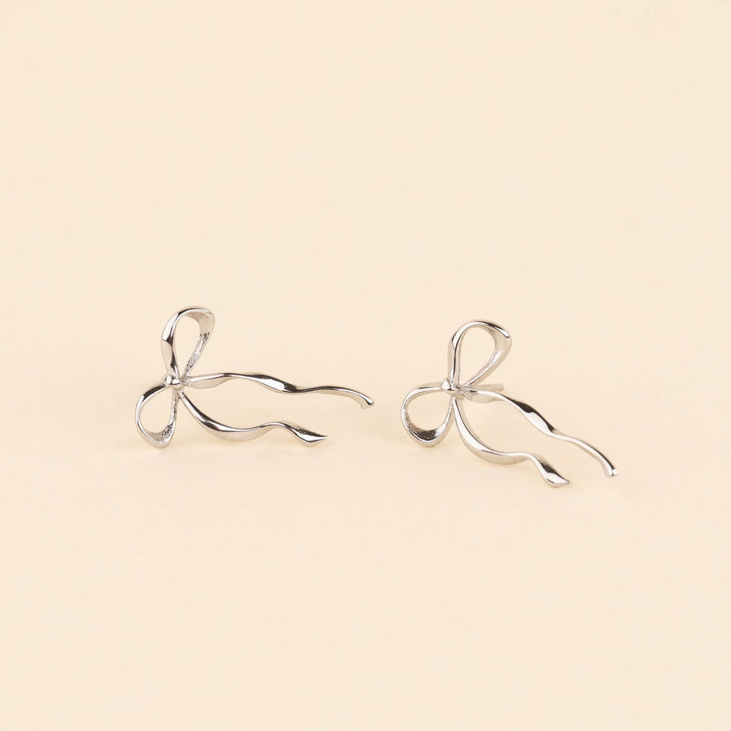 Dainty Bow Stud Earrings