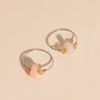 Blush Trio Huggie Hoop Charms by Oh Clementine