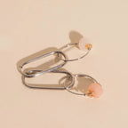 Blush Trio Huggie Hoop Charms by Oh Clementine