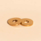 Disc Rounded Huggie Hoop Charms by Oh Clementine