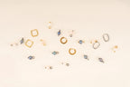 Natural Pearl Huggie Hoop Charms by Oh Clementine